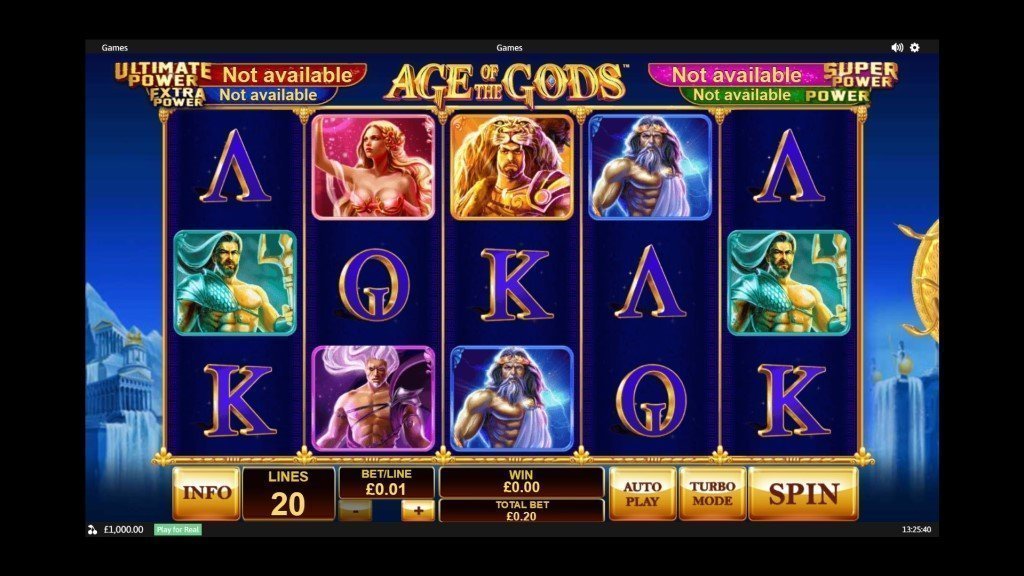 Age of Gods Slot Igra