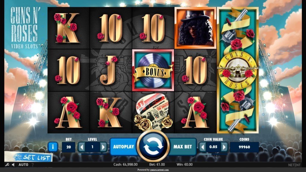Guns Nā Roses Slot Igra