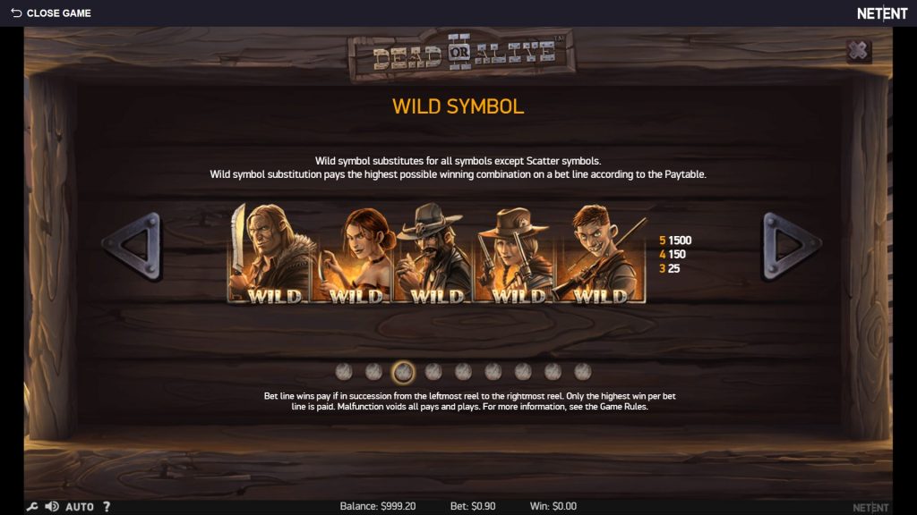 Dead or Alive 2 Slot Wild Simbol