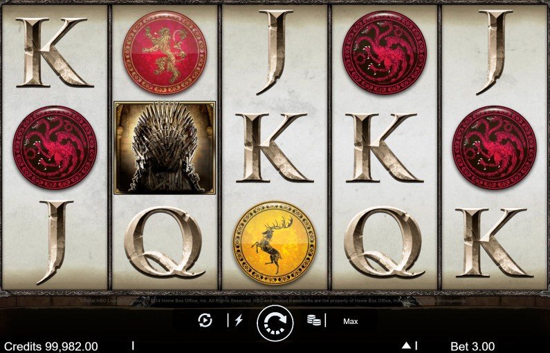 Microgaming slot Game of Thrones