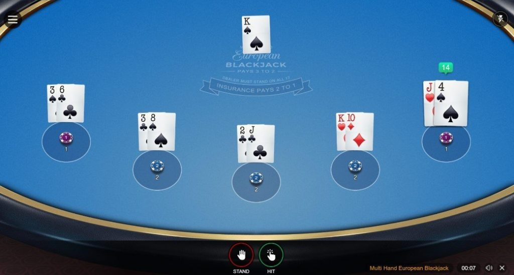 Blekdžek sa više ''ruka''