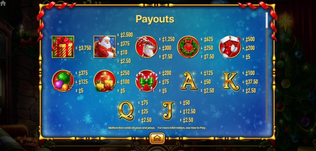 Santa's Village Slot Symbols