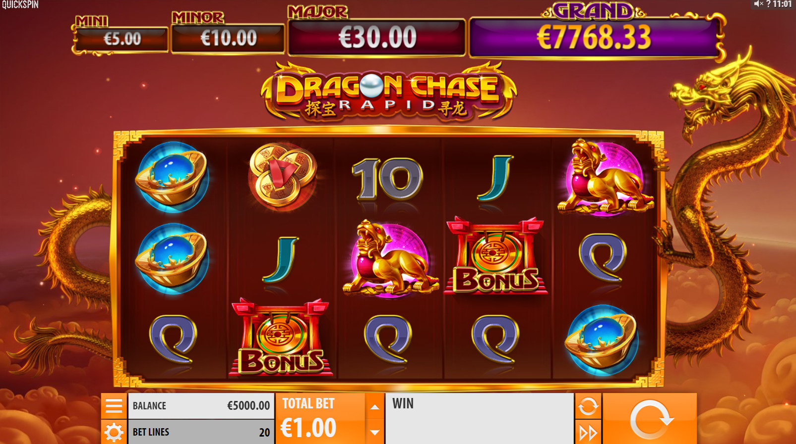 Dragon Chase - Slot Vockice Dragon Chase