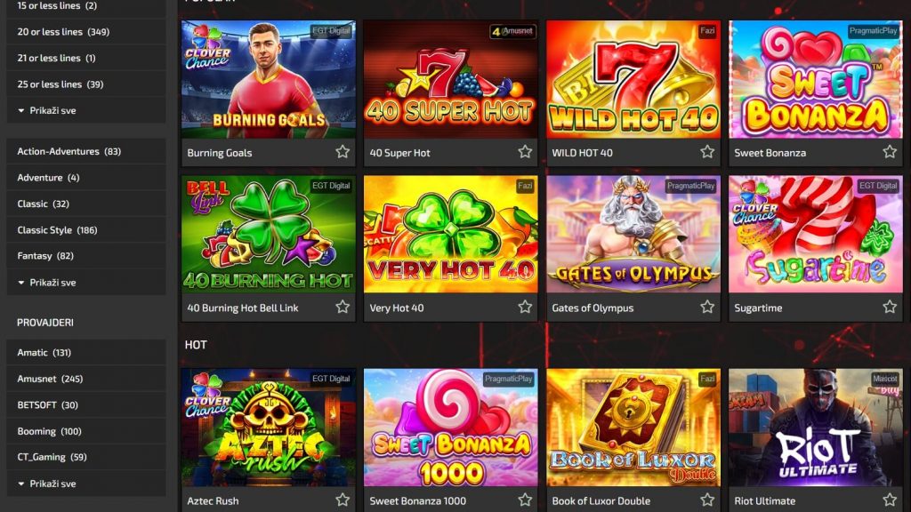 Starbet Casino Games