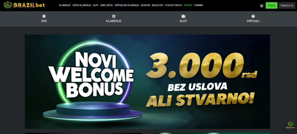 Brazilbet Casino Welcome Bonus