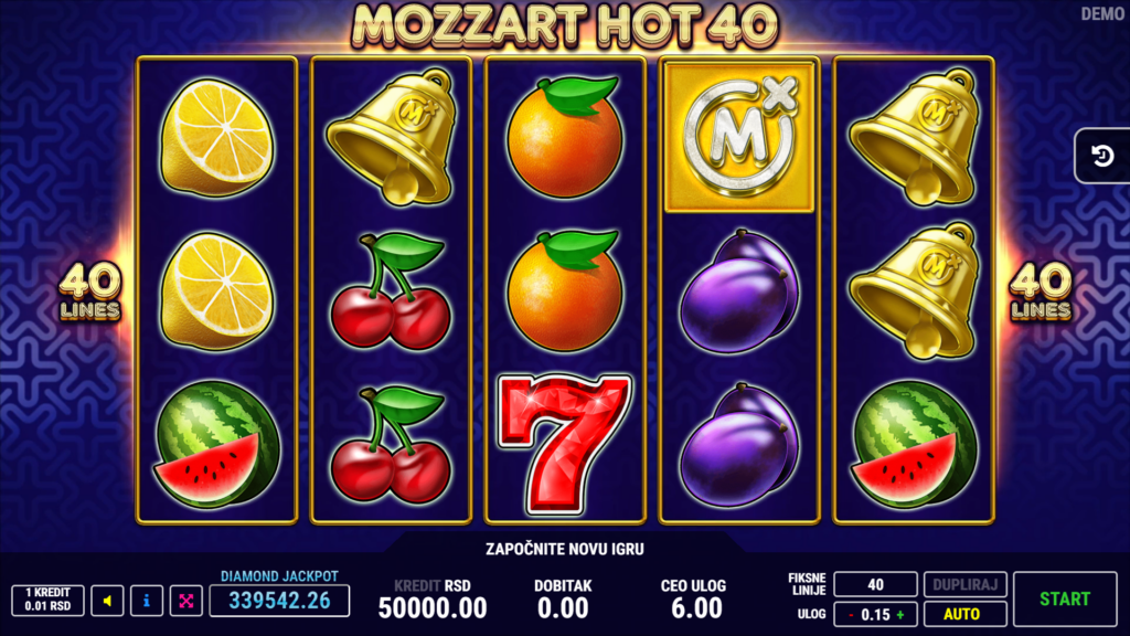 Mozzart Hot 40 Slot